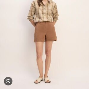 Everlane Utility Short in Carob Brown
